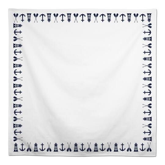 Nautical Border Tablecloth